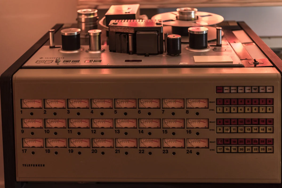 24-Spur-Bandmaschine in Regie A